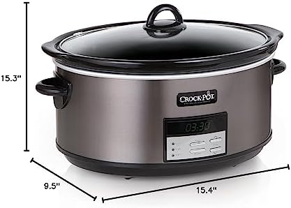 Crock-Pot 8 Quart Programmable Slow Cooker with Auto Warm v2028
