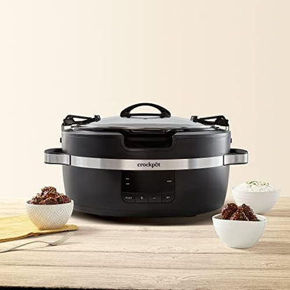 Crock-Pot Thermoshield 6 Quart Slow Cooker with Carry Handles v2012