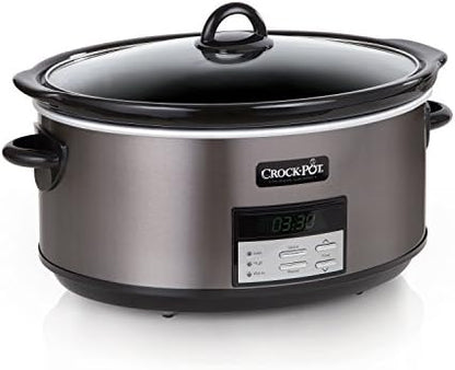 Crock-Pot 8 Quart Programmable Slow Cooker with Auto Warm v2028