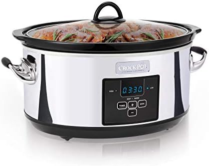 Crock-Pot 7 Quart Programmable Slow Cooker – Polished Platinum v2023