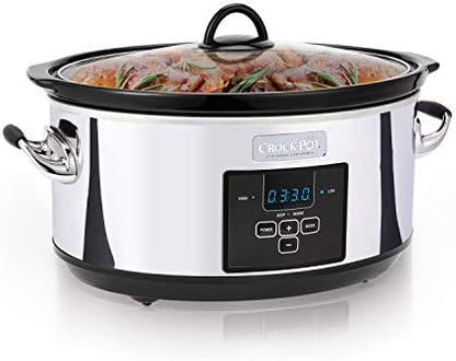 Crock-Pot 7 Quart Programmable Slow Cooker – Polished Platinum v2023