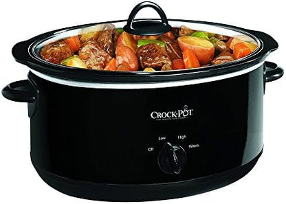 Crock-Pot 8 Quart Manual Slow Cooker – Black v2010 v2x4
