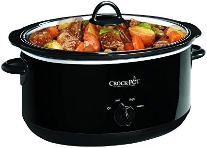 Crock-Pot 8 Quart Manual Slow Cooker – Black v2010 v2x4