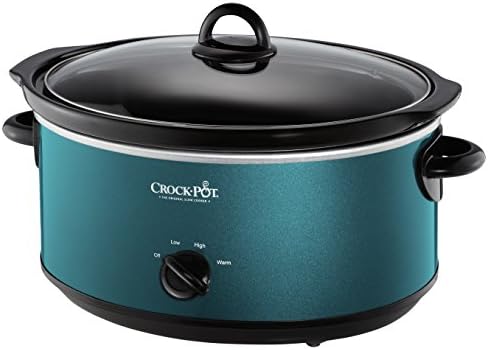 Crock-Pot 7 Quart Manual Slow Cooker – Turquoise v2025 v2x9