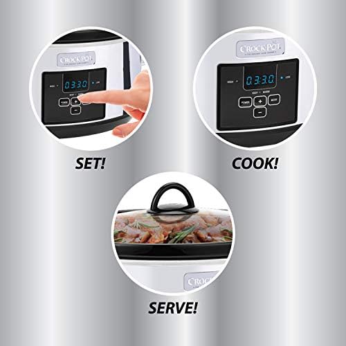 Crock-Pot 7 Quart Programmable Slow Cooker – Polished Platinum v2023
