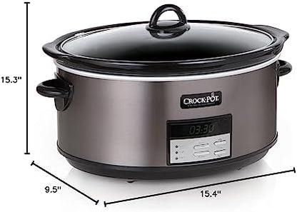 Crock-Pot 8 Quart Programmable Slow Cooker with Auto Warm v2028