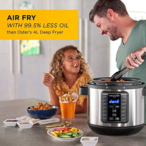 Crock-Pot Express Crisp 8 Quart 10-in-1 Pressure Cooker v2006 v2x6