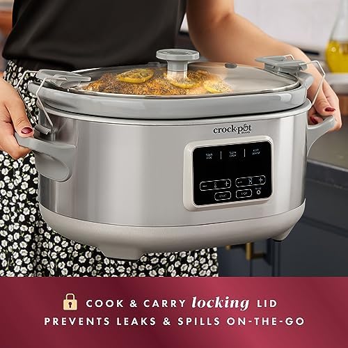Crock-Pot 7 Quart Programmable Cook & Carry Slow Cooker v2019