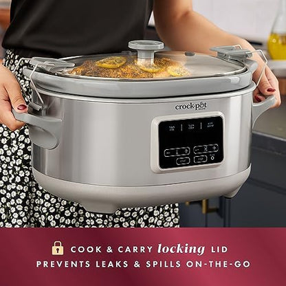 Crock-Pot 7 Quart Programmable Cook & Carry Slow Cooker v2019