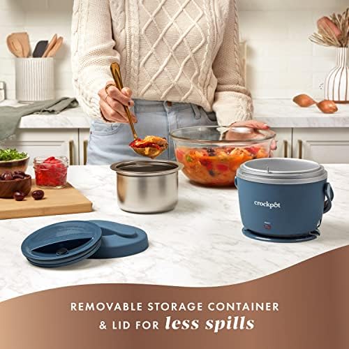 Crock-Pot Electric Lunch Box Food Warmer 20oz – Faded Blue v2022