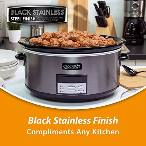Crock-Pot 8 Quart Programmable Slow Cooker with Auto Warm v2028