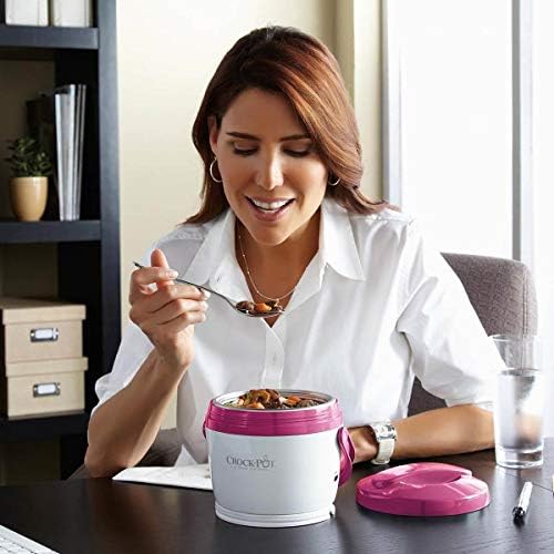 Crock-Pot Lunch Crock Portable Food Warmer 20oz – Pink v2003 v2x7