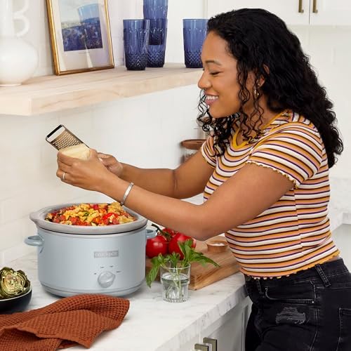 Crock-Pot 4.5 Quart Manual Slow Cooker – Macaroon Blue v2017