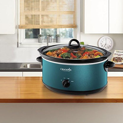 Crock-Pot 7 Quart Manual Slow Cooker – Turquoise v2025 v2x9