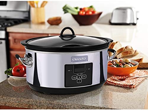Crock-Pot 7 Quart Programmable Slow Cooker – Polished Platinum v2023
