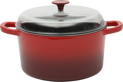 Crock-Pot 3 Quart Enameled Cast Iron Dutch Oven – Aqua v2002
