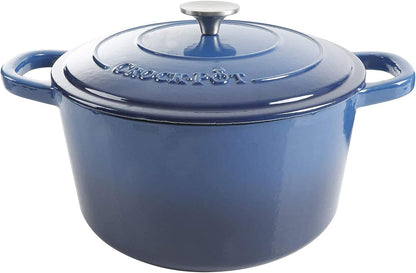Crock-Pot 3 Quart Enameled Cast Iron Dutch Oven – Aqua v2002