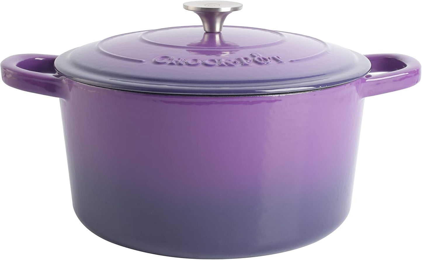 Crock-Pot 3 Quart Enameled Cast Iron Dutch Oven – Aqua v2002