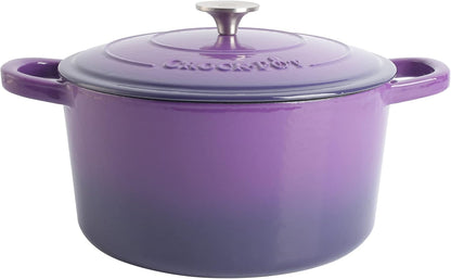 Crock-Pot 3 Quart Enameled Cast Iron Dutch Oven – Aqua v2002