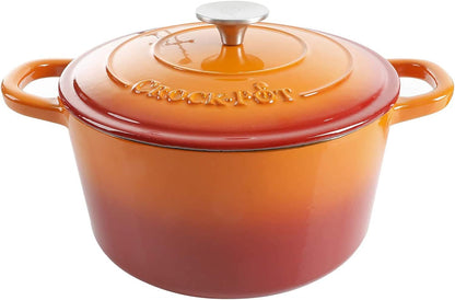 Crock-Pot 3 Quart Enameled Cast Iron Dutch Oven – Aqua v2002