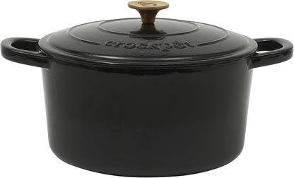 Crock-Pot 3 Quart Enameled Cast Iron Dutch Oven – Aqua v2002