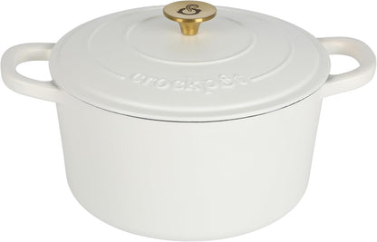 Crock-Pot 3 Quart Enameled Cast Iron Dutch Oven – Aqua v2002