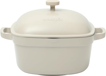 Crock-Pot 3 Quart Enameled Cast Iron Dutch Oven – Aqua v2002