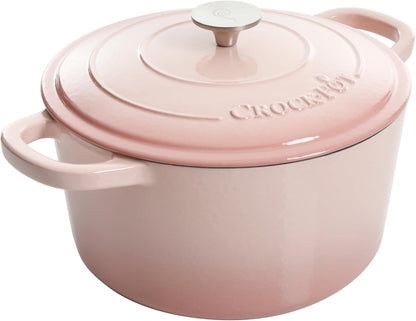 Crock-Pot 3 Quart Enameled Cast Iron Dutch Oven – Aqua v2002