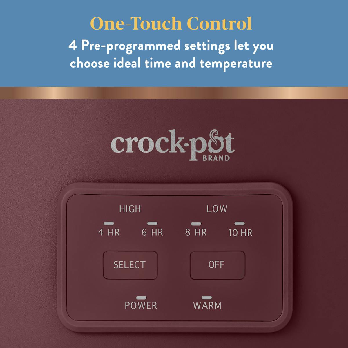 Crock-Pot® 6 Qt. Cook & Carry Programmable Slow Cooker, Lambrusco