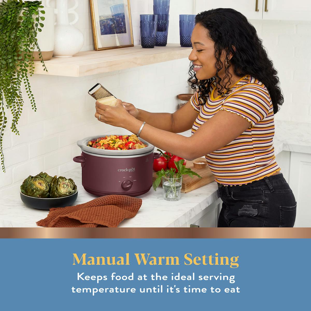 Crock-Pot® Design Series 4.5 Qt. Manual Slow Cooker, Lambrusco