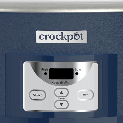 Crock-Pot® Design Series 7-Quart Cook & Carry Slow Cooker, Poseidon | Programmable Slow Cooker with Locking Lid