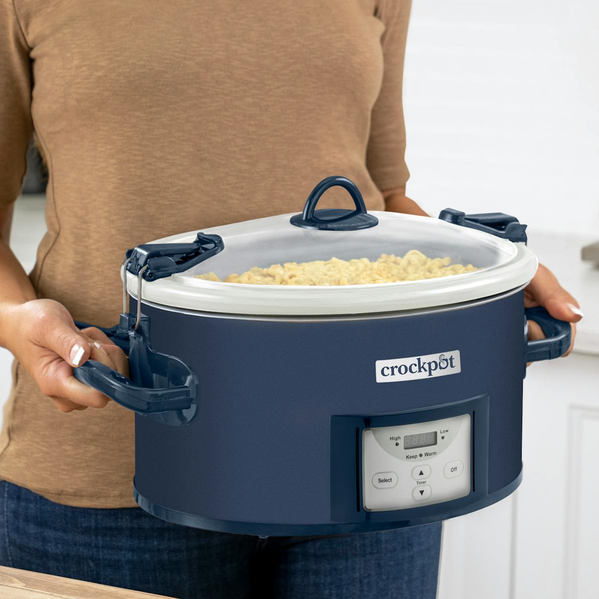 Crock-Pot® Design Series 7-Quart Cook & Carry Slow Cooker, Poseidon | Programmable Slow Cooker with Locking Lid