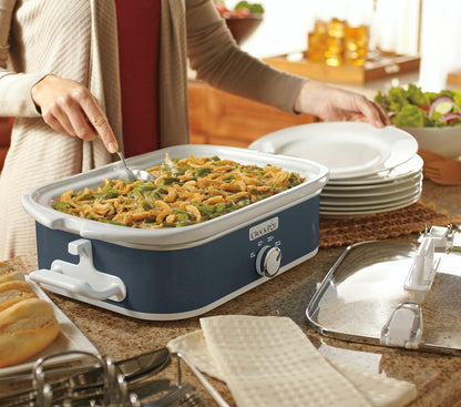 Crock-Pot® Manual 3.5-Quart Casserole Crock® Slow Cooker, Charcoal