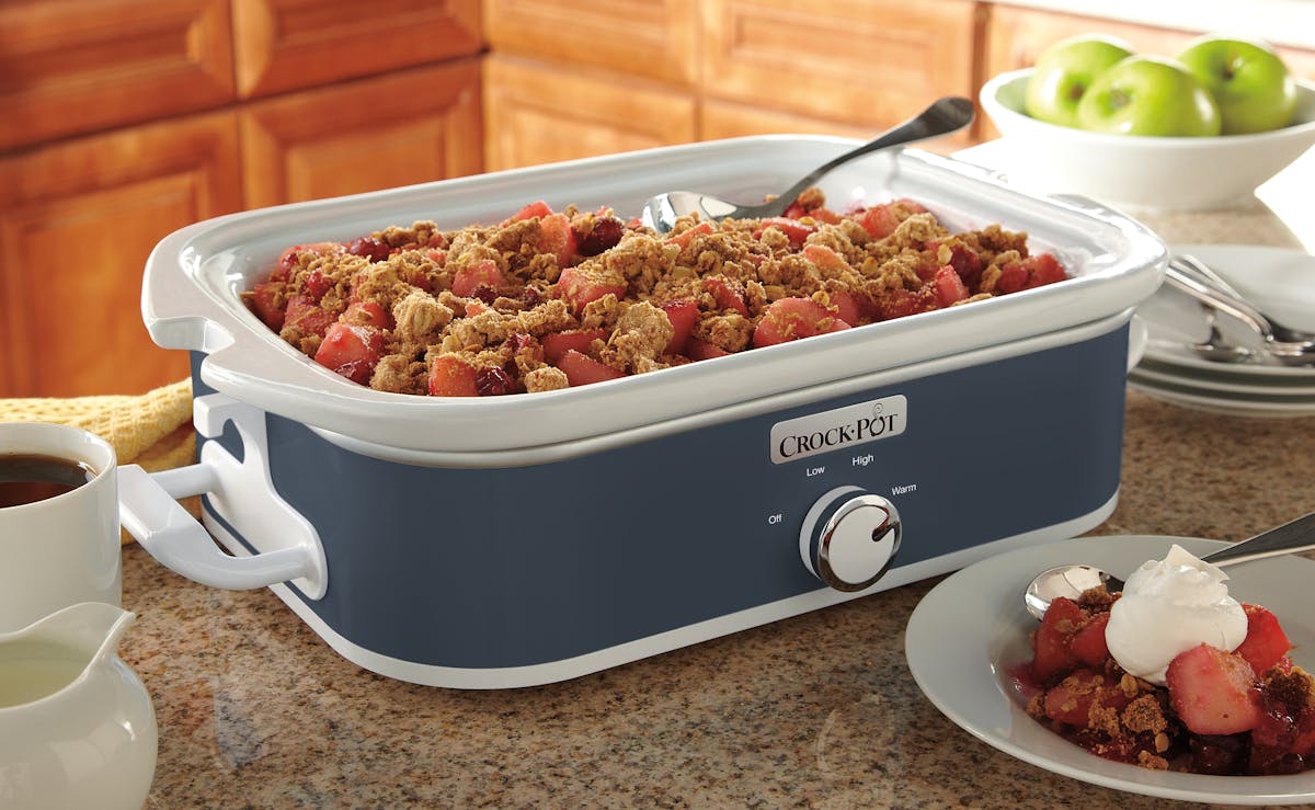 Crock-Pot® Manual 3.5-Quart Casserole Crock® Slow Cooker, Charcoal