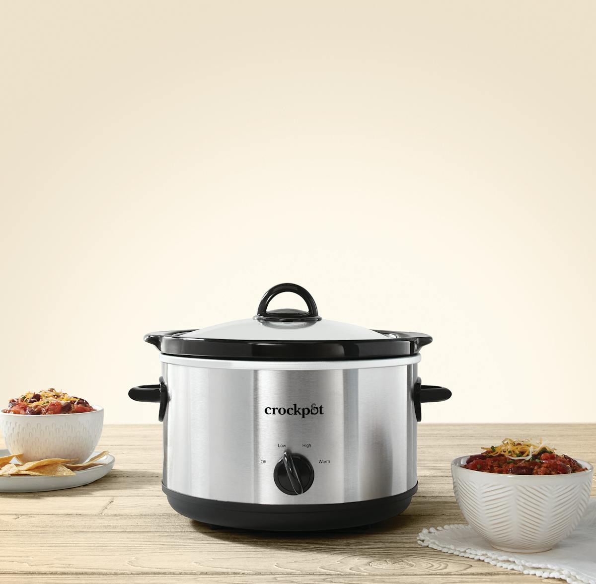 Crock-Pot® Manual 4.5-Quart Slow Cooker, Silver