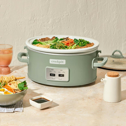 Crock-Pot® Manual 7-Quart Slow Cooker, Turquoise
