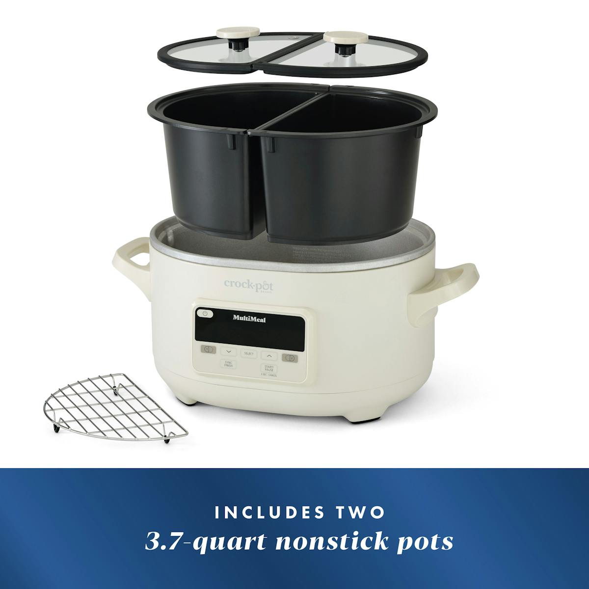 Crock-Pot® MultiMeal Multicooker and Programmable Slow Cooker with Bake Function, Oat Milk